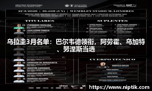 乌拉圭3月名单：巴尔韦德领衔，阿劳霍、乌加特、努涅斯当选